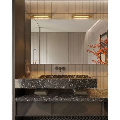 MAXLIGHT W0319 - LED Kúpeľňové nástenné svietidlo FLINK LED/18W/230V IP44 zlatá