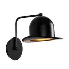 Opviq Nástenná lampa Sivani Hat čierna