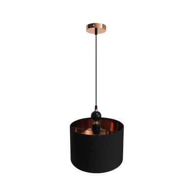 Luster na lanku MELBA 1xE27/60W/230V čierna