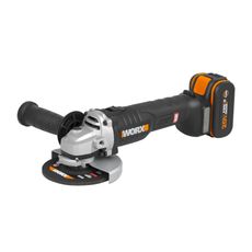 Aku uhlová brúska 125mm WORX Orange WX812, 20V, 1x4.0Ah - Powershare
