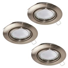 Eglo 94408 - SADA 3x LED Podhľadové svietidlo PENETO 3xGU10-LED/5W/230V