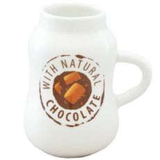 Dairy hrnček súdok 280ml natural chocolate