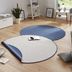 NORTHRUGS - Hanse Home koberce DOPREDAJ: 200x200 (priemer) kruh cm Kusový koberec Twin-Wendeteppiche 103100 blue cream kruh - na von aj na doma - 200x200 (priemer) kruh cm