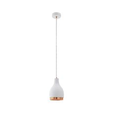 Eglo 96871 - Závesné svietidlo COCNO 1xE27/60W/230V biela
