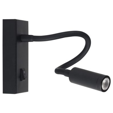 Kanlux 32522 - LED Flexibilná lampička TONIL LED/2,7W/230V čierna