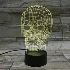 3Dmix 3DL-DFS031 – 3D LED nočná lampa - Lebka (Aroma)