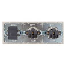 Aigostar - SADA 2x domová zásuvka so spínačom 2x16A/250V SCHUKO