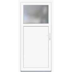 PANTO Plastové vedľajšie vchodové dvere K 301 biele 88 x 198 P
