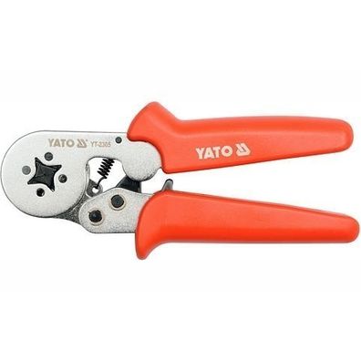 Kliešte konektorové 175mm, HRC 44-47, 0,2-6,00 mm2 - YT-2305