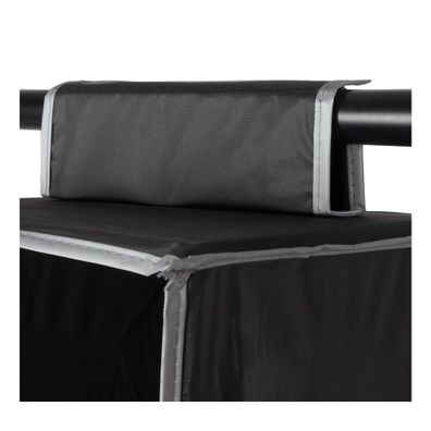 Čierny závesný organizér so 6 priehradkami Compactor Garment So