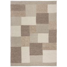 Flair Rugs koberce Ručne tkaný kusový koberec Minerals Patchwork Natural - 80x150 cm