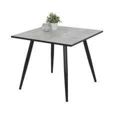 Štvorcový jedálenský stôl Alena 90x90 cm, šedý beton%