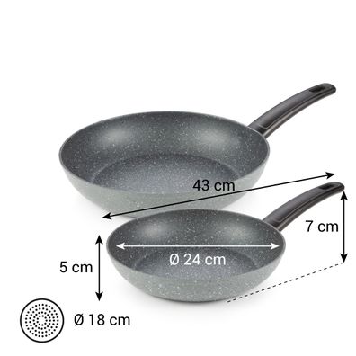 Panvice FineLINE ø 24 a 28 cm, súprava 2 ks