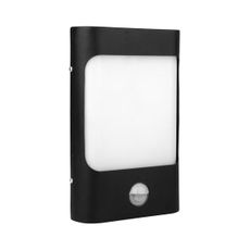 LED Vonkajšie nástenné svietidlo so senzorom CORDOBA LED/9W/230V IP44 čierna