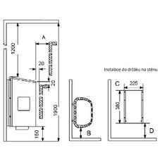 Marimex | Saunové kachle SAWO Scandia NB Trendline - 4,5 kW | 11101032