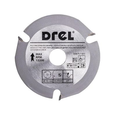 Kotúčová píla na drevo 115 MM X 3 T CON-TCT-1015