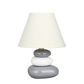 Stolná lampa Salem, bielo-šedá, Rabalux 4948