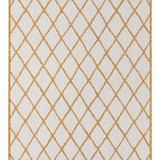 NORTHRUGS - Hanse Home koberce Kusový koberec Twin-Wendeteppiche 105793 Ochre – na von aj na doma - 80x350 cm