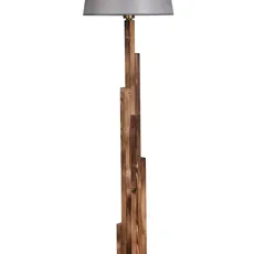 Opviq Stojacia lampa Yanik I 165 cm hnedá/sivá