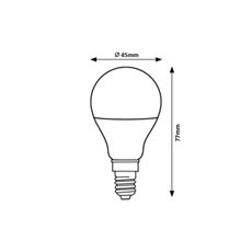 Rabalux 79066 - LED Žiarovka G45 E14/5W/230V 3000K