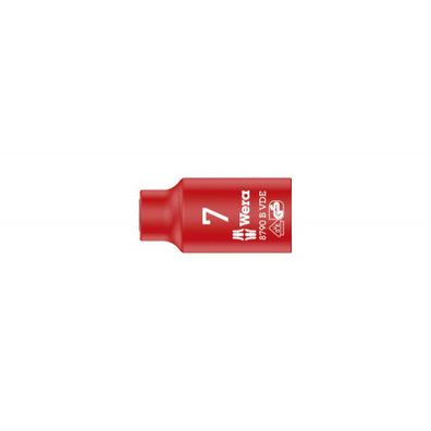 Wera 004951 Nástrčné hlavice 3/8" 6 hrana 7 mm typ 8790 B Zyklop VDE