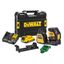 Aku zelený krížový laser s olovnicou 12/18 V DeWALT DCE088D1G18