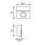 Radius design cologne Schránka na listy RADIUS DESIGN (LETTERMANN 1 anthracite 506G) antracit