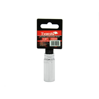 Dlhá šesťhranná objímka 1/4" 14 mm TVARDY (10/100)