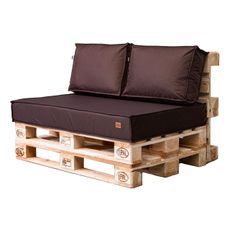 Golden Garden Paletové sedenie GG134 podsedák a vankúš 120cm x 80cm x 15cm hnedá