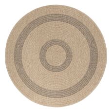 Čierno-béžový okrúhly vonkajší koberec ø 80 cm Comilla – Ayyildiz Carpets