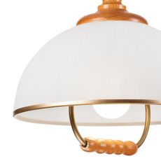 Sťahovací luster RAMONA 1xE27/60W/230V béžová/hnedá