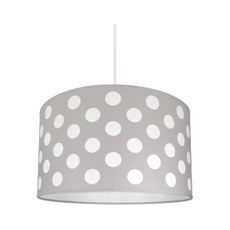 Detský luster DOTS GREY 1xE27/60W/230V