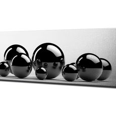 Wallity Obraz na plátne Black drops PC053 30x80 cm