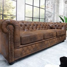 Chesterfield pohovka 3-miestna MIDAS Dekorhome