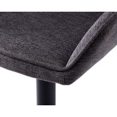 Tmavosivá jedálenská stolička Nolan – Unique Furniture