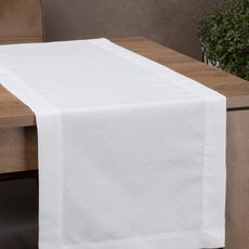 OBRUS ELLEN 40X180 CM BIELY