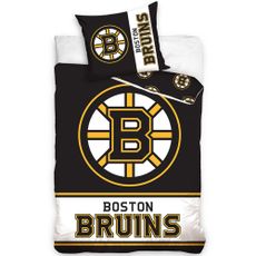 Mikroplyšové posteľné obliečky NHL Boston Bruins - 70 x 90 cm + 140 x 200 cm