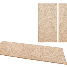 BT Carpet - Hanse Home koberce Spálňová sada Wolly 102842 Beige Brown - 3 diely: 67x140 (2x), 67x250 (1x) cm