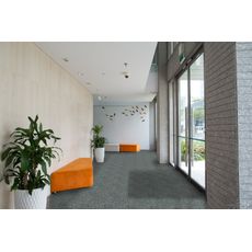 ITC , Koberec metráž Manhattan 7667, na mieru, šíře 4m,5m, zelená, ab (mriežka), filc, chodba / predsieň