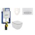 Cenovo zvýhodnený závesný WC set Geberit na zamurovanie + WC Ideal Standard Tesi 110.302.00.5NF8