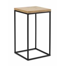 DekorStyle Stojan na kvety Basic Loft 40 cm čierny
