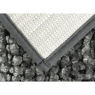 BO-MA , Kúpeľňová predložka Ella micro Tmavo šedá, 50x40, šedá, kúpeľňa
