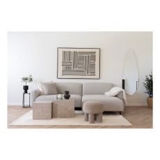 Krémový ručne tkaný vlnený koberec 200x300 cm Pune – House Nordic