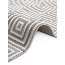 ELLE Decoration , Kusový koberec Perles 106185 White Grey z kolekcie Elle, 160x235, šedá, obývacia izba