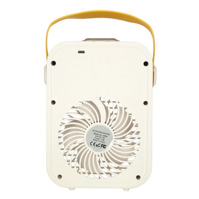 Ventilátor klimatizácie zvlhčovač strieborný