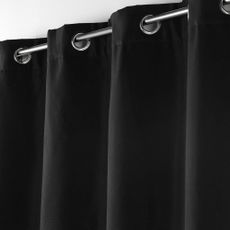 Čierny odhlučňovací záves z mikrovlákna 135x260 cm Micropolar – douceur d'intérieur
