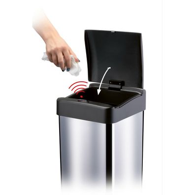 Lamart LT8106 Bezdotykový kôš Sensor USB 40 l, 40 l