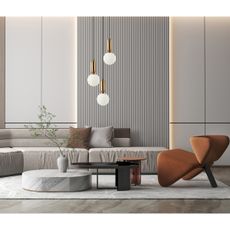 ITALUX PND-02340-3S-BRO - Luster na lanku ALDEVA 3xE27/40W/230V čierna/bronz