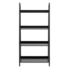 Čierny regál Actona Wally, výška 130 cm
