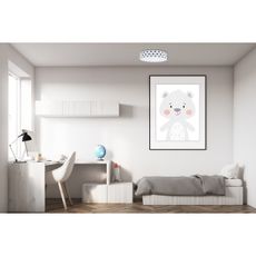 LED Stropné svietidlo GALAXY KIDS LED/24W/230V bodky biela/čierna